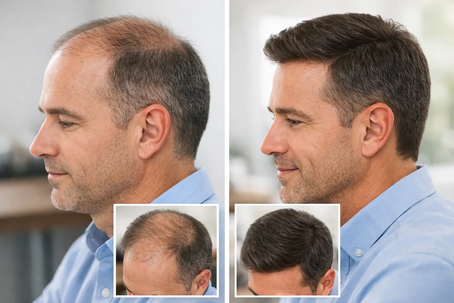 Hair Restoration Before and After Results