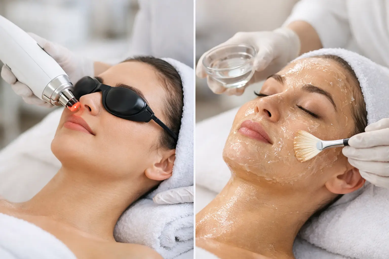 Laser Facial vs Chemical Peel: Which Fits You?