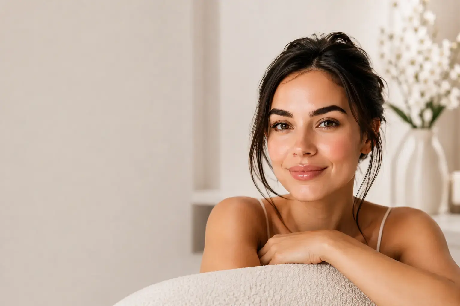 Payment Plans Financing Laser Aesthetics Smiling Model Dark Hair Scottsdale | Laser Aesthetics AZ Payment Plans Financing Laser Aesthetics Smiling Model Dark Hair Scottsdale