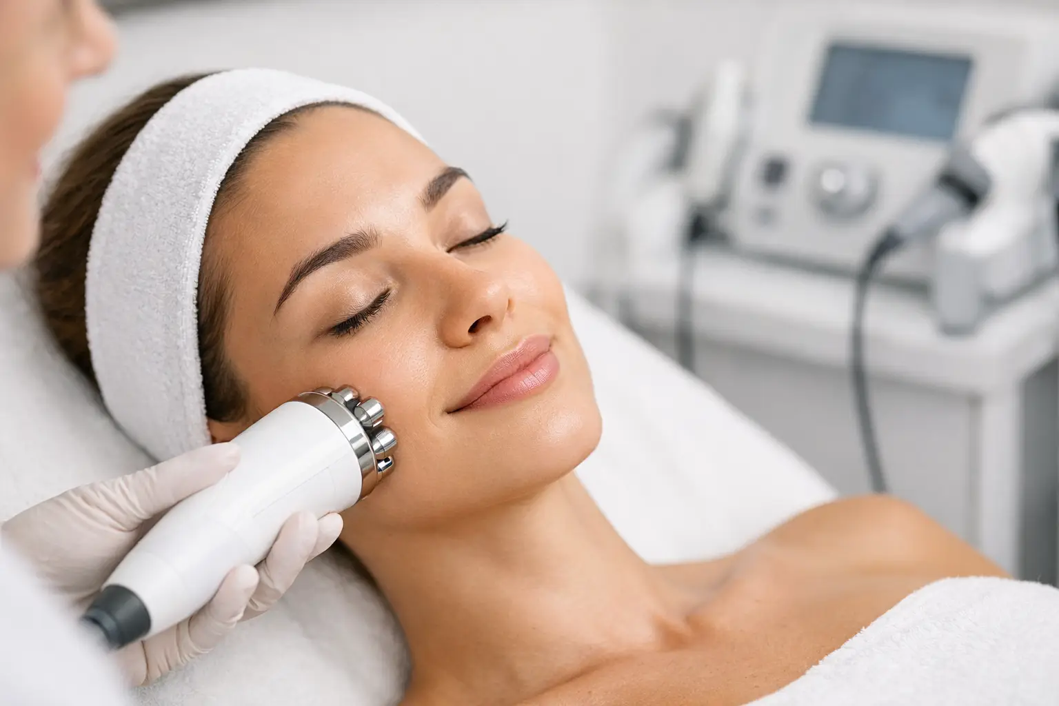 Is RF Safe for Face Skin Tightening Treatments | Laser Aesthetics AZ Is RF Safe for Face Skin Tightening Treatments?